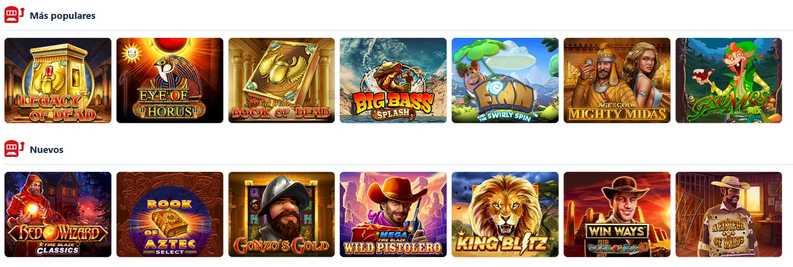 Catálogo de juegos bajo la lupa